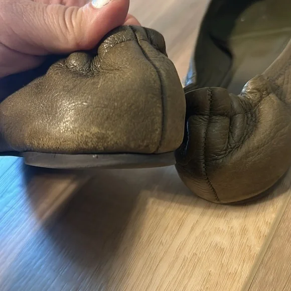 Tory Burch Reva green flats women’s size 8 - Picture 8 of 8